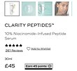 🎀سرم روشن کننده پپتاید ، نیاسینامید مدیکیت    Medik8 Clarity Peptides 10% Niacinamide-Infused Peptide Serum