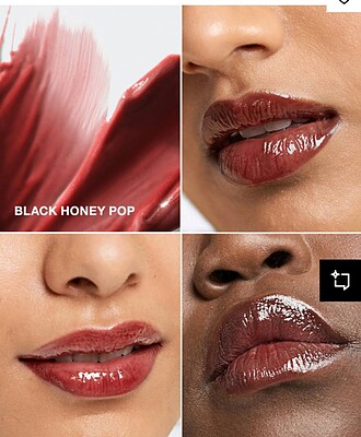 لیپ گلاس کلینیک😍    Clinique black honey lip gloss  رنگ محبوب بلک هانی