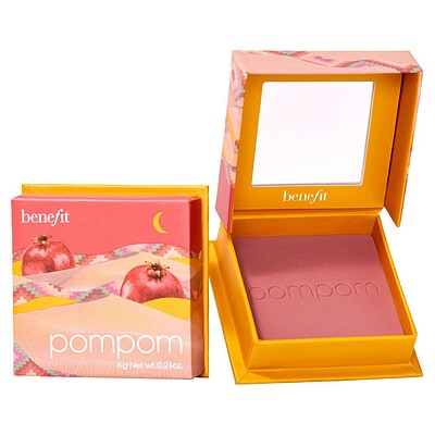 رژگونه بنفیت رنگ پوم پوم فول سایز 6gr    benefit Cosmetics pompom Blush