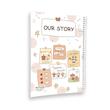 دفتر خط دار 80 برگ پیتیکو سری our story کد 1 