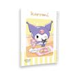 دفتر مجلد 60 برگ استیکر دار سری کرومی کد6 کرومی و گوشی لیمویی رنگ برند پیتیکو