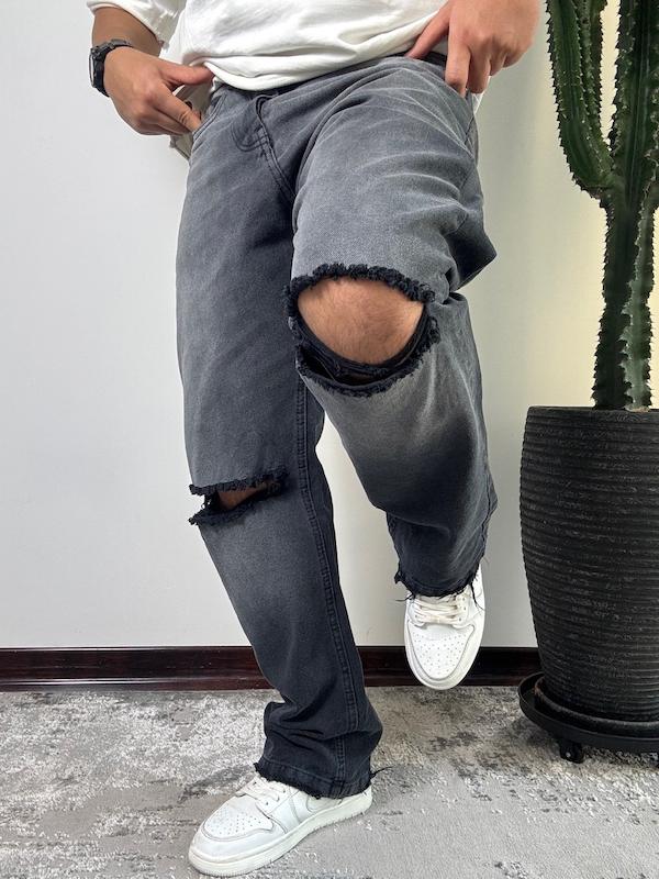 شلوار جین نیم بگ