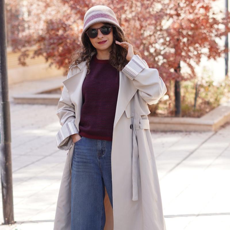 ترنچ کت بلند