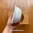ظرف سرامیکی پایه چوبی سگ و گربه برند hocc