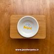 ظرف سرامیکی پایه چوبی سگ و گربه برند hocc