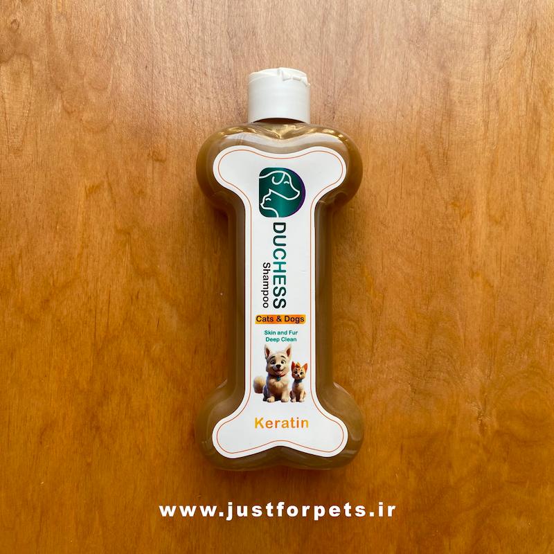 شامپو سگ و گربه دوشس مدل Keratin حجم ۳۵۰ میلی لیتر