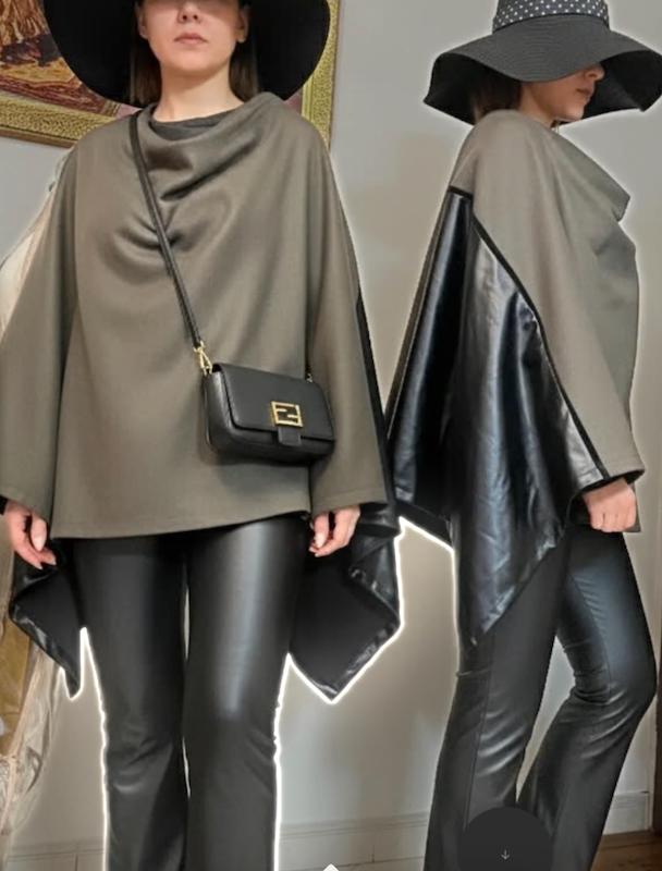 کت شال دار روژان