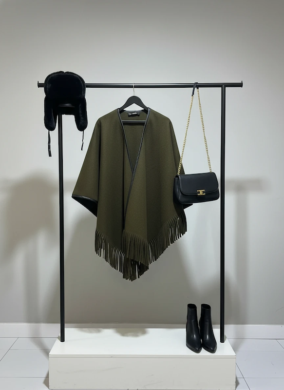 پانچو سرخپوستی مادی رژ 