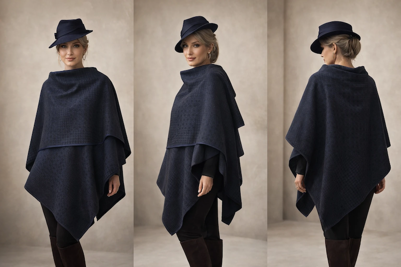 پانچو ژاکارد کهربا