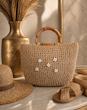 کیف رافیا مدل wood garden