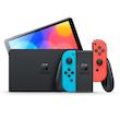 کنسول بازی نینتندو سوییچ اولد (Nintendo Switch OLED) با جوی‌کان قرمز و آبی