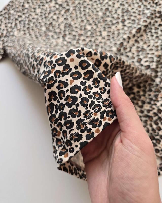 کراپ تیشرت پلنگی🐆