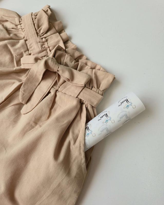 شلوارک کمرکش پاستیل🍥