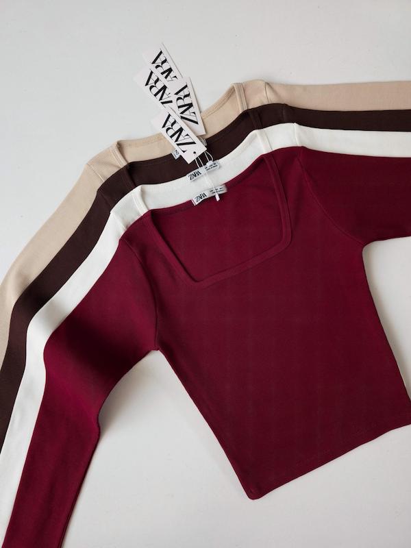 کراپ یقه خشتی آلبا 🍒