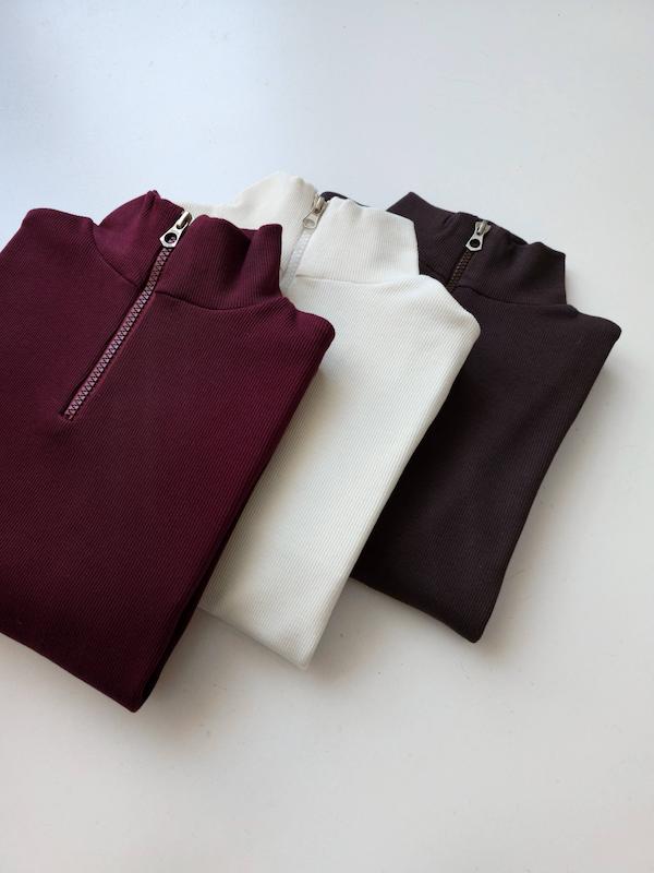 بلوز نیم زیپ فینگر دار سوزان ☄️