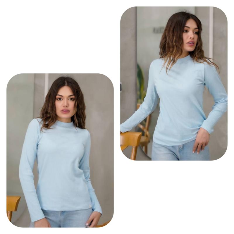 بلوز یقه ایستاده 3 سانت
