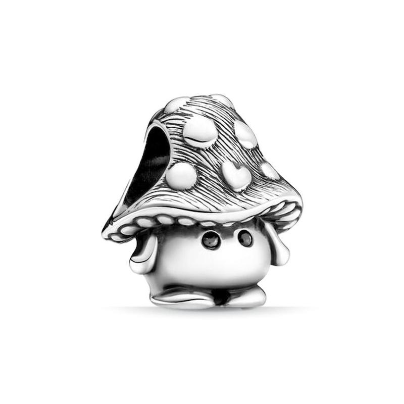 چارم مهره ای قارچ  نقره پاندورا