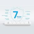چند راهی برق ۲ متری انکر مدل  Anker 6-in-1 USB Power Strip A9141