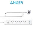 چند راهی برق ۲ متری انکر مدل  Anker 6-in-1 USB Power Strip A9141