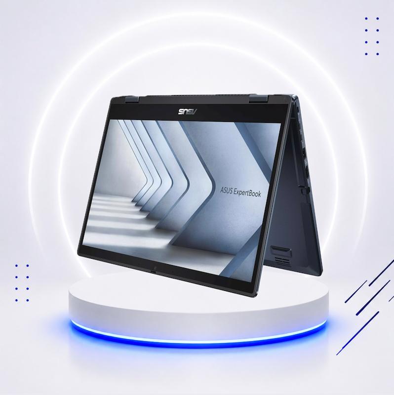 لپ تاپ ایسوس B3402FVA Core5 120U 16GB D4/512GB SSD Intel    FLIP360 TOUCH PEN+MOUSE+BAG  IPS Backlit