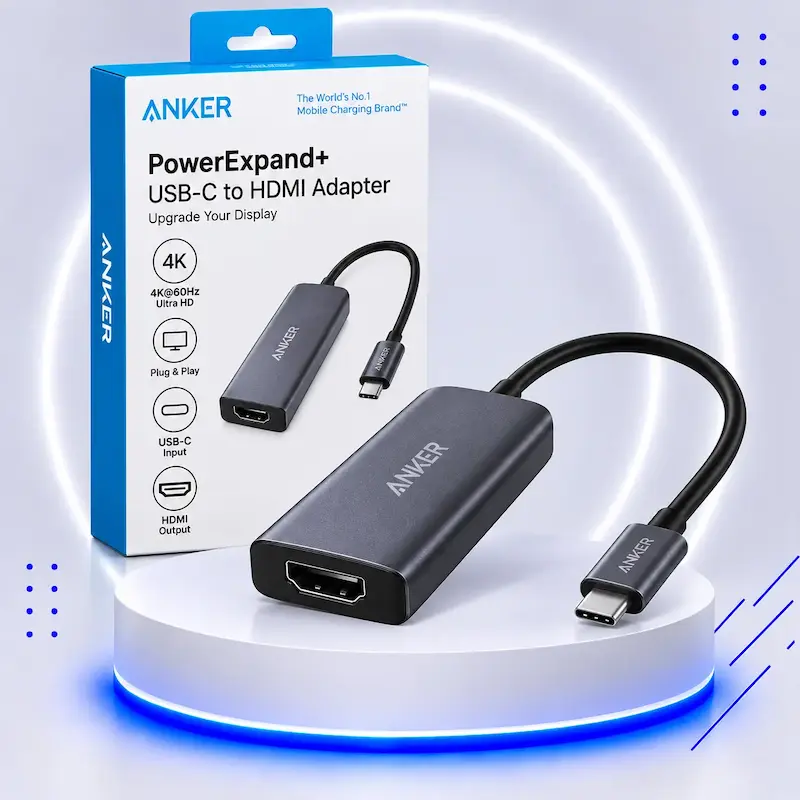 هاب USB-C به HDMI انکر مدل Anker PowerExpand+ A8312