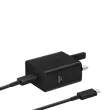 شارژر دیواری سامسونگ 3 پین مدل EP-T4511XBEGGB توان 45 وات با کابل دو سر تایپ سی