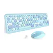 کیبورد و ماوس بی‌سیم مافی MOFII 666 Blue
