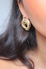 گوشواره پیچ طلایی