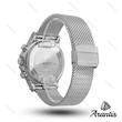 ساعت رومانسون سه موتوره بند استیل مردانه قهوه ای m-10053