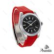 ساعت مردانه رولکس DateJust 2 بند رابر قرمز 2166-m