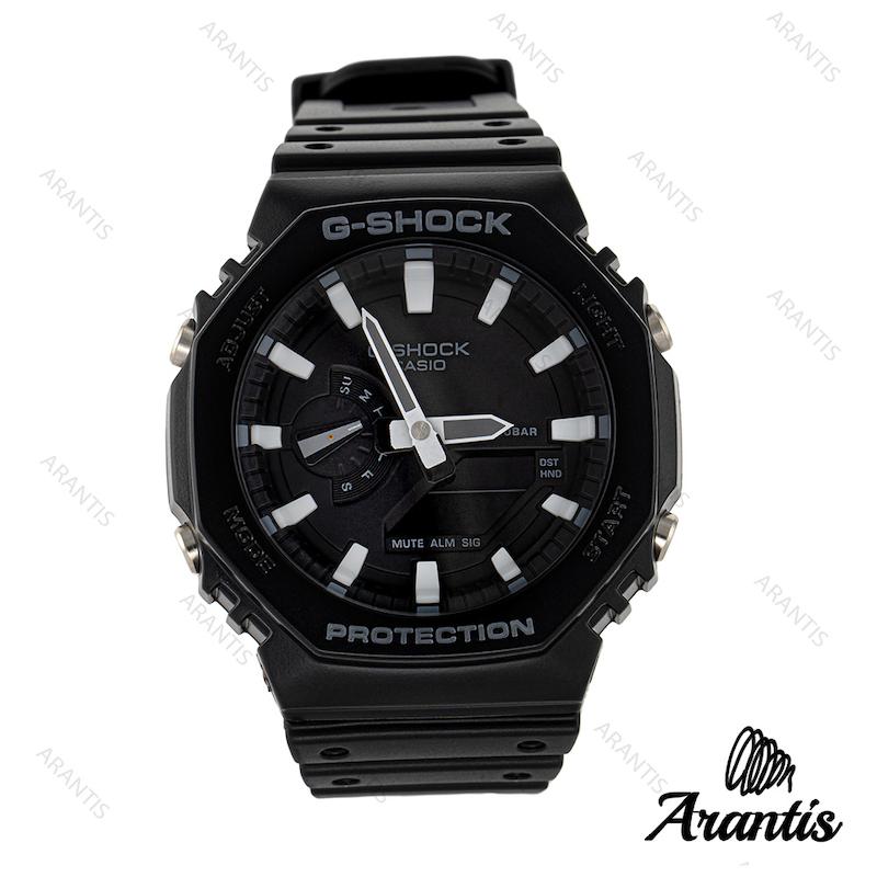 جیشاک GA-2100 مردانه مشکی ایندکس سفید m-0795