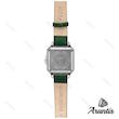 ساعت الکسا اسپشیال A2019 زنانه نقره ای سبز دورنگین w-5126