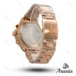 ساعت تگ هویر مردانه صفحه مشکی بدنه رزگلد m-10461