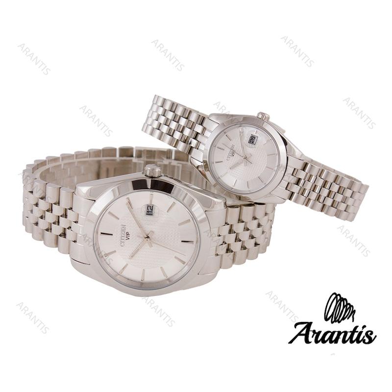 ساعت سیتیزن ست کلاسیک تمام سیلور خطی s-8565