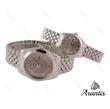 ساعت ست سیتیزن سیلور صفحه طوسی ایندکس خط s-6565