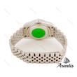 ساعت رولکس دیت جاست مردانه سیلور صفحه سفید خطی m-8465