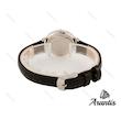 ساعت دنیل ولینگتون زنانه نقره ای بند چرم مشکی ایندکس یونانی w-4365