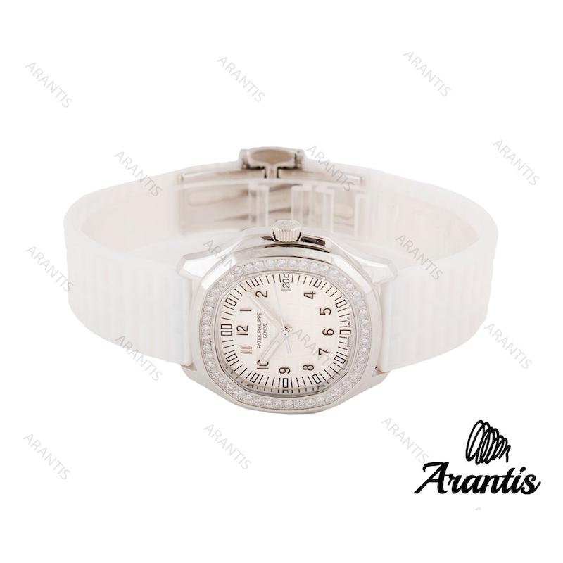ساعت پتک فیلیپ Aquanaut زنانه سیلور سفید دورنگین w-0165