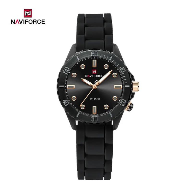 ساعت مچی زنانه نیوی فورس NF7015  مشکی رزگلد مدل w-10437