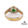 ساعت رولکس ساب مارینر زنانه دورنگ طلایی صفحه مشکی w-7645