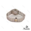 ساعت اومگا زنانه نقره ای صفحه آبی تیفانی ایندکس خطی w-6615