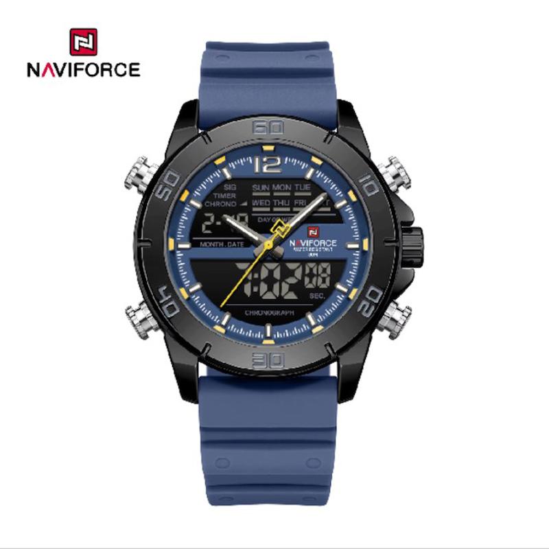 ساعت نیوی فورس مدل NF9253 سورمه ای بدنه مشکی مدل m-10393