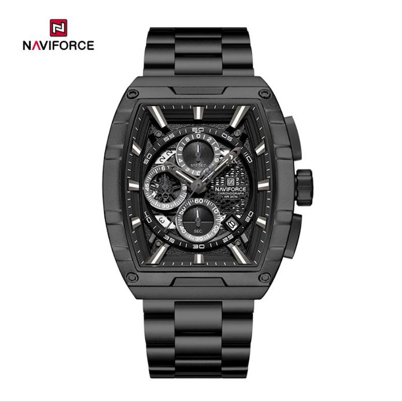 ساعت مچی اورجینال نیوی فورس Nf8066 تمام مشکی مدل m-10360