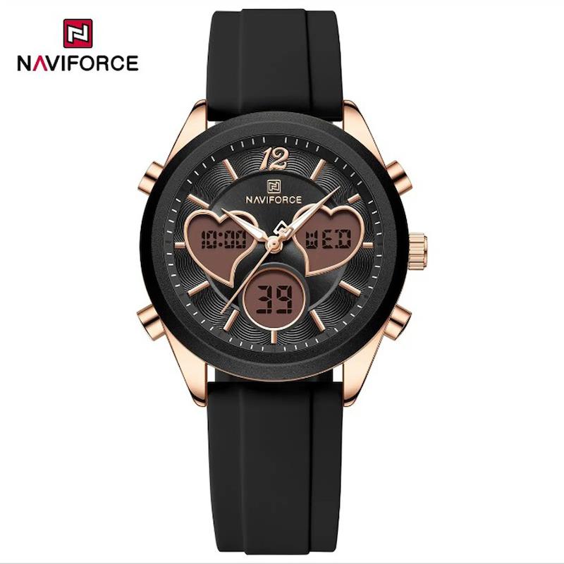 ساعت مچی اورجینال نیوی فورس NF5045 مشکی قلبی مدل w-10341