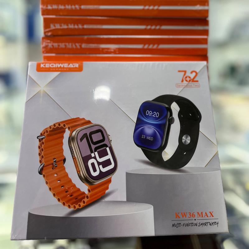 ساعت هوشمند اپل مدل KW36 MAX با ۷ بند اضافه u-10316