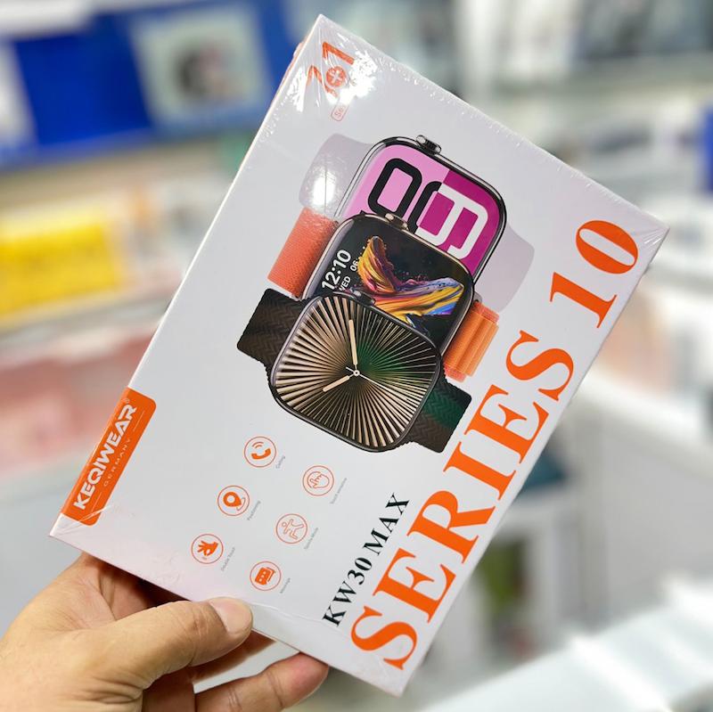ساعت هوشمند کیکویر مدل kw30 max with 7 band با بند سیلیکونی u-10315