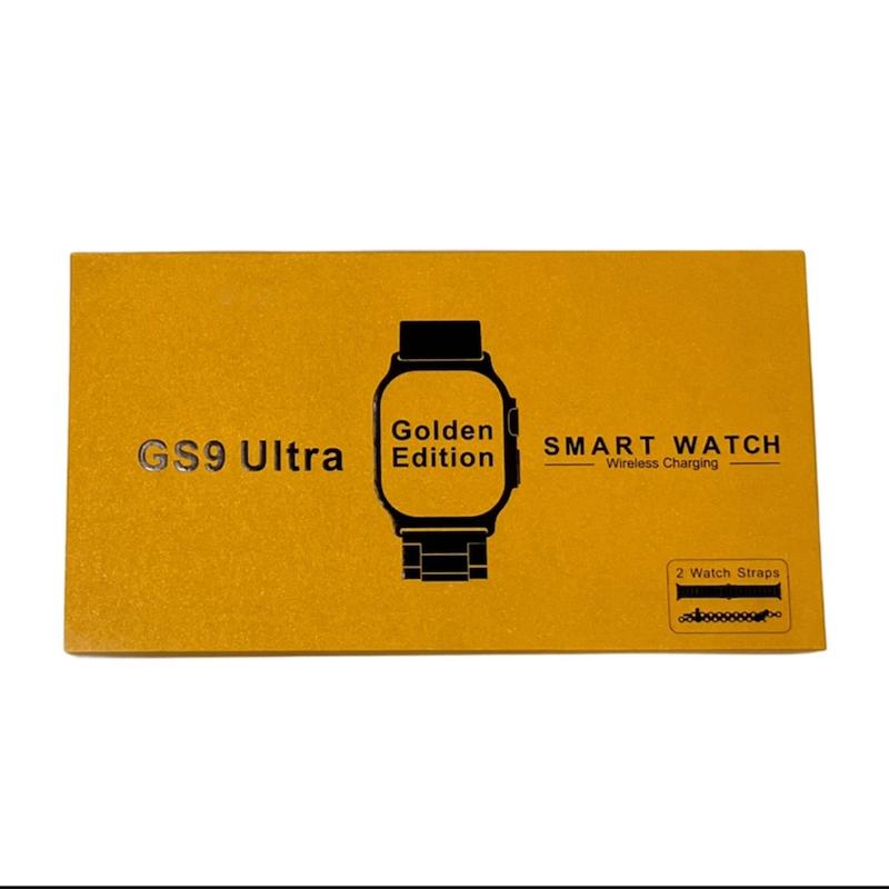 ساعت هوشمند GS9 ULTRA طلایی با بند سیلیکونی u-10311