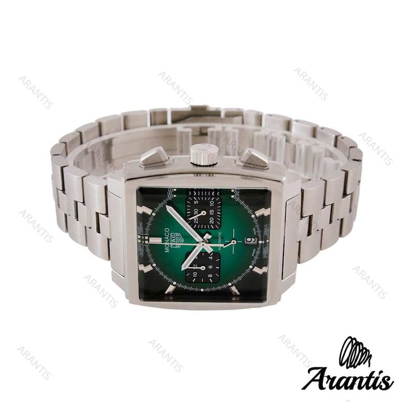 ساعت تگ هویر موناکو مردانه سبز  m-9805