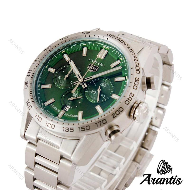 ساعت تگ هویر کررا مردانه صفحه سبز کورنوگراف m-7534
