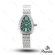 ساعت بولگاری زنانه ماری سیلور صفحه سبز نگین دار w-10283